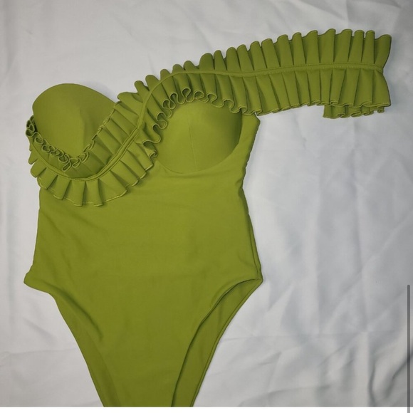 Andrea iyamah nisi bodysuit in olive - Picture 9 of 12
